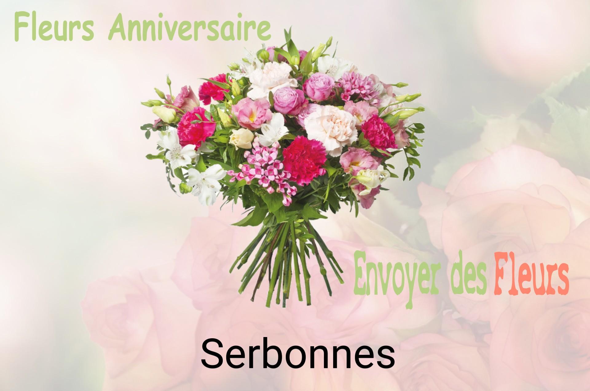 Bouquet de fleurs d’anniversaire livré à Serbonnes