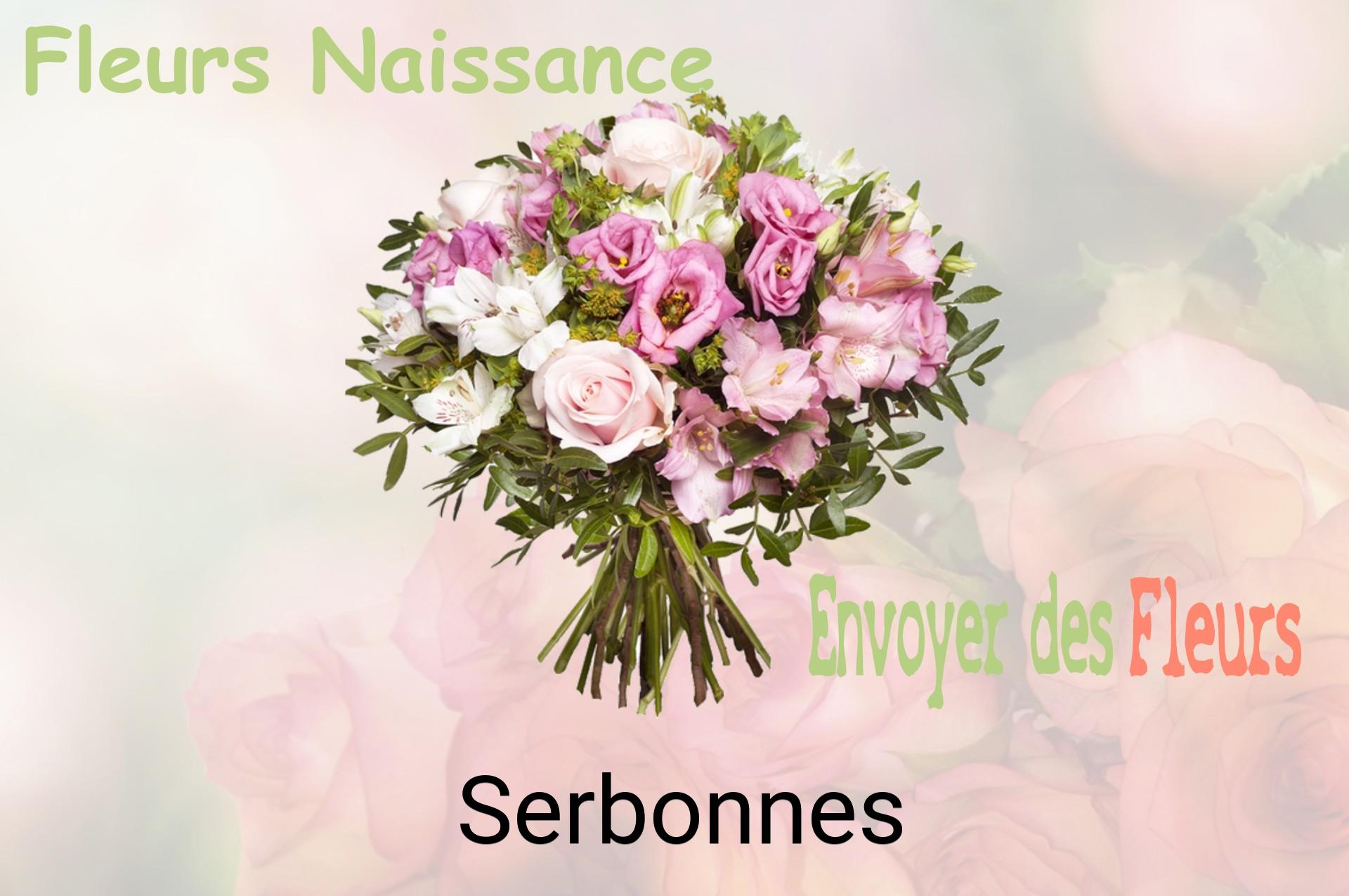 Bouquet de fleurs de naissance livré à Serbonnes